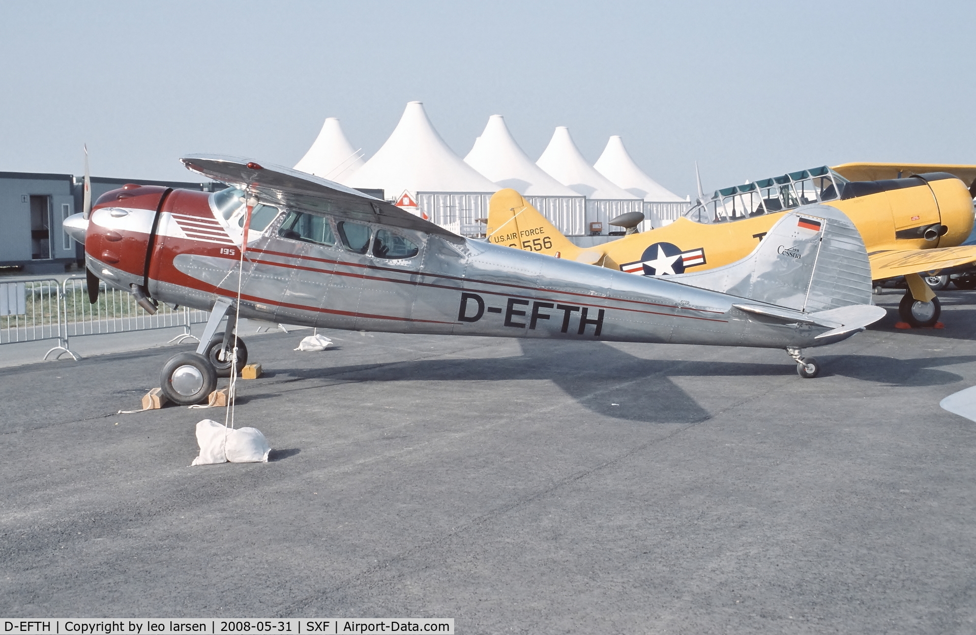 D-EFTH, 1953 Cessna 195B Businessliner C/N 16087, Berlin Air Show 31.5.2008