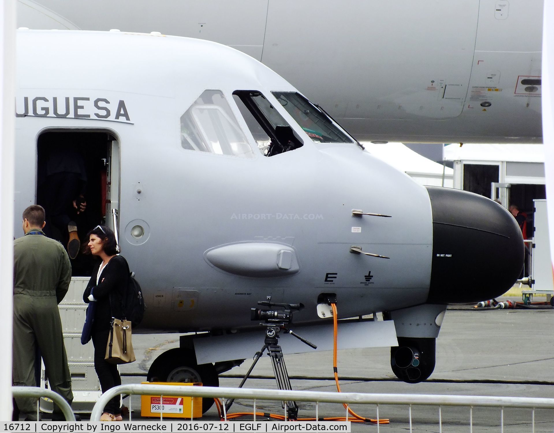 16712, 2009 CASA C-295MPA Persuader C/N S-065, CASA C.295MPA Persuader of the Forca Aerea Portuguesa at Farnborough International 2016