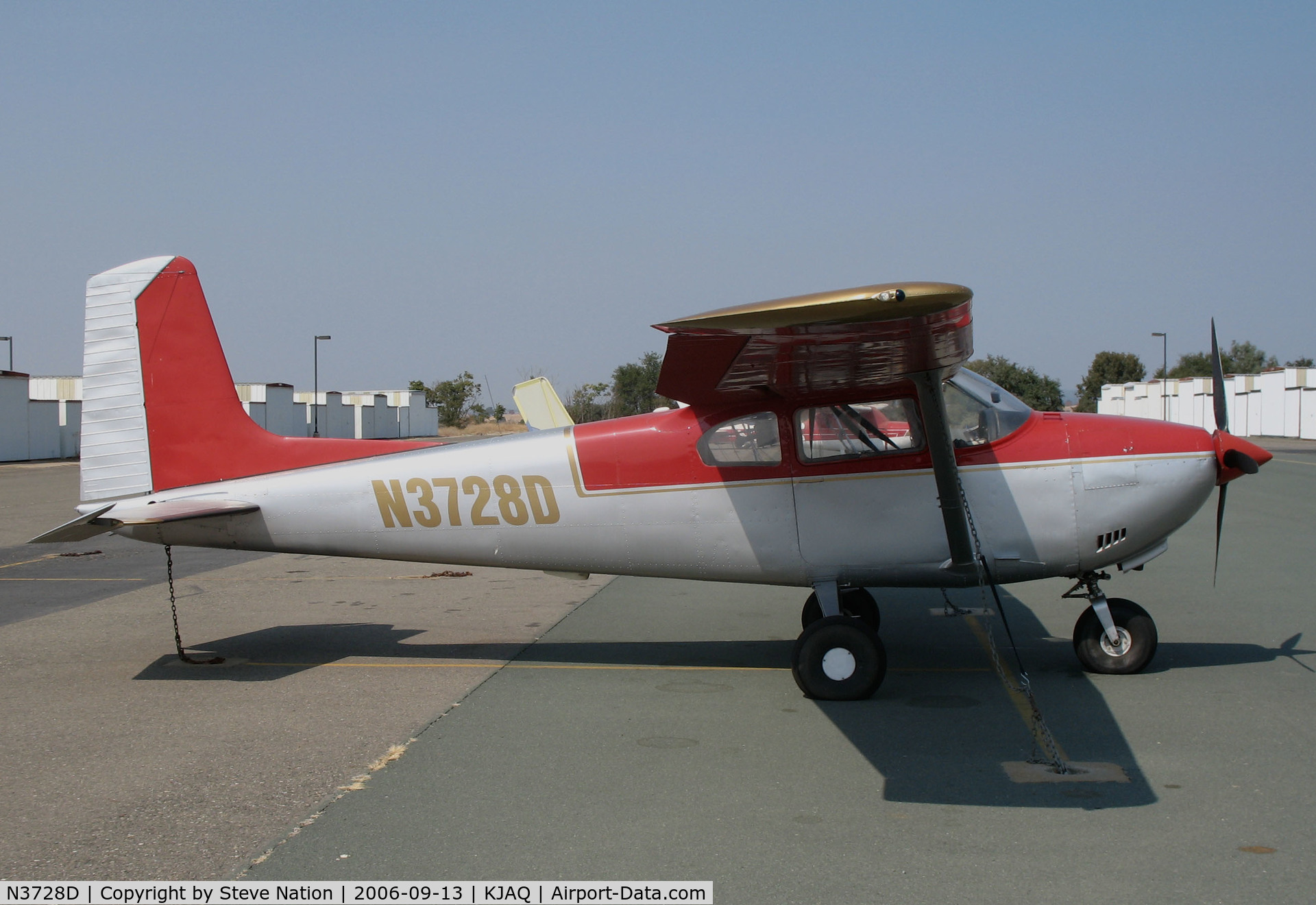 N3728D, 1957 Cessna 182A Skylane C/N 34428, Locally-based 1957 Cessna 182A Skylane @ Westover Field/Amador County Airport, Jackson, CA