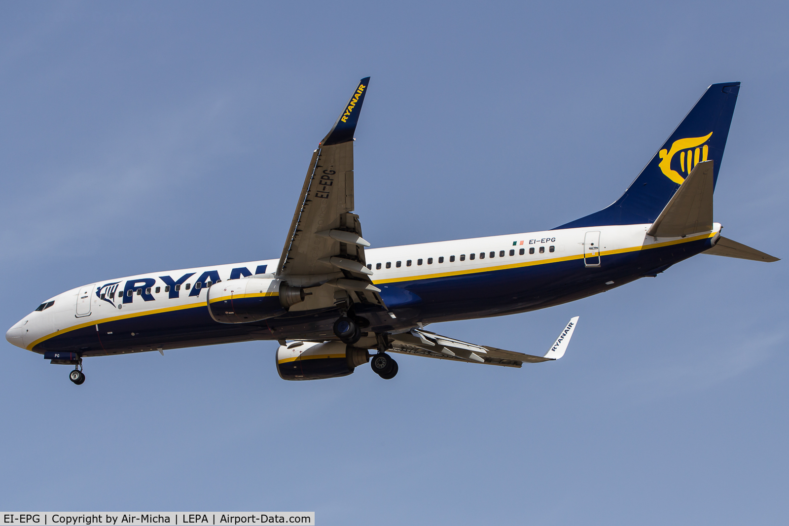 EI-EPG, 2011 Boeing 737-8AS C/N 34985, Ryanair