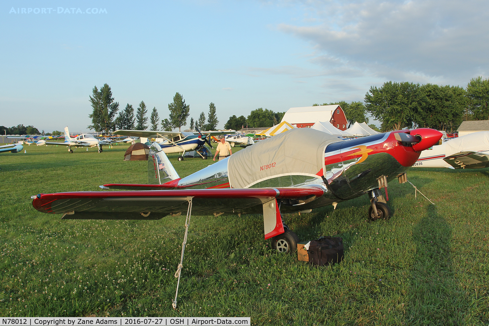 N78012, 1946 Globe GC-1B Swift C/N 2012, At the 2016 EAA AirVenture - Oshkosh, Wisconsin