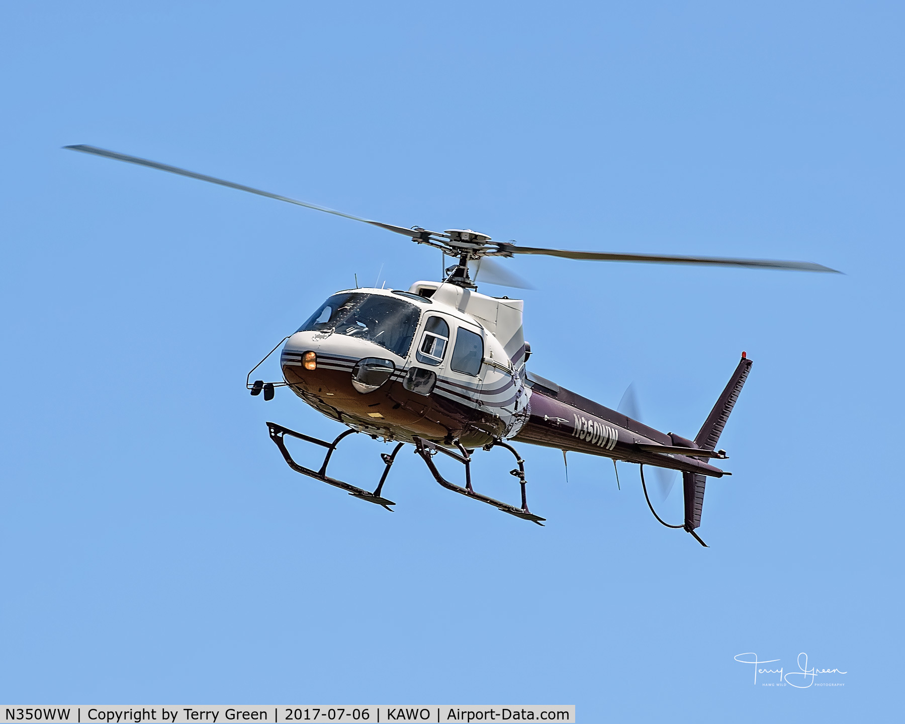 N350WW, 1989 Eurocopter AS-350B-2 Ecureuil Ecureuil C/N 2228, KAWO