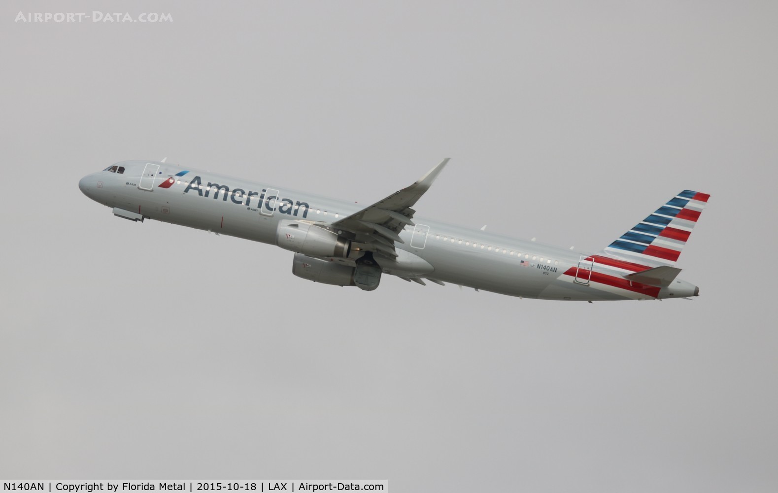 N140AN, 2015 Airbus A321-231 C/N 6667, American