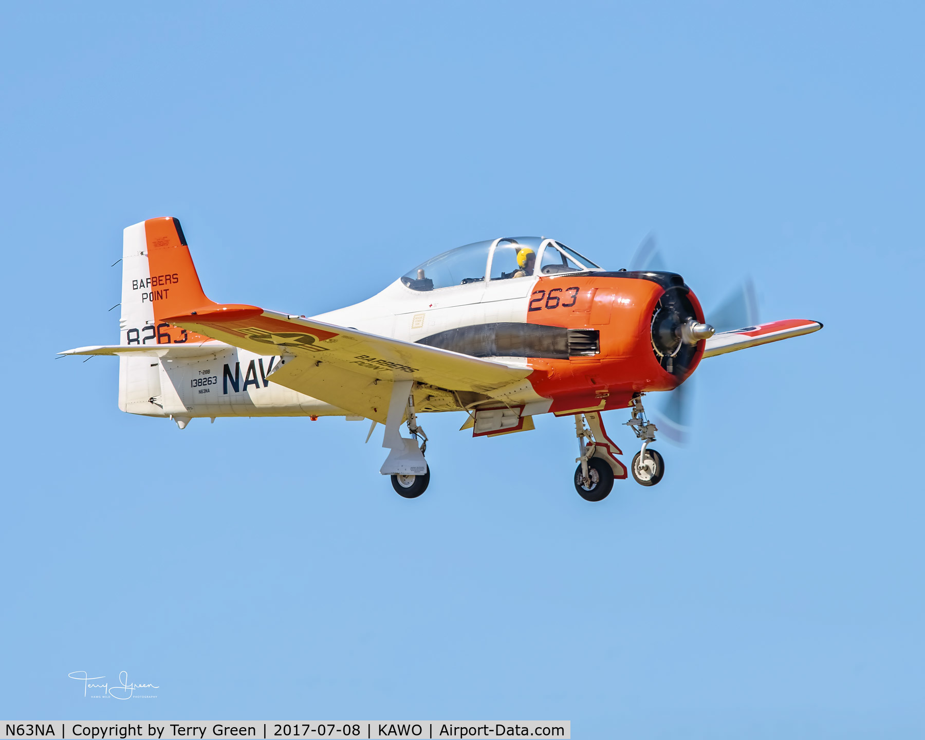 N63NA, 1955 North American T-28B C/N 138263, 2017 Arlington Fly-In