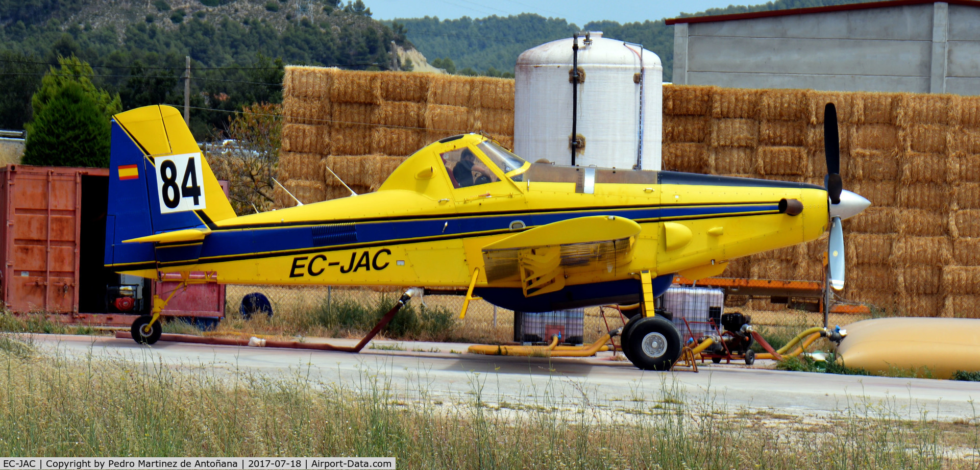 EC-JAC, 2004 Air Tractor AT-802A C/N 802A-0177, Aeródromo Ódena -  Barcelona  -  España