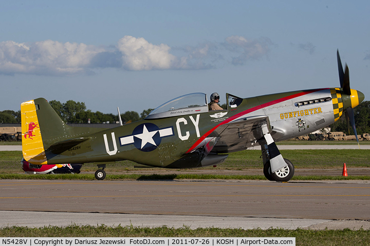 N5428V, 1944 North American P-51D Mustang C/N 122-39723, North American P-51D Mustang Gunfighter CN 122-39723, N5428V