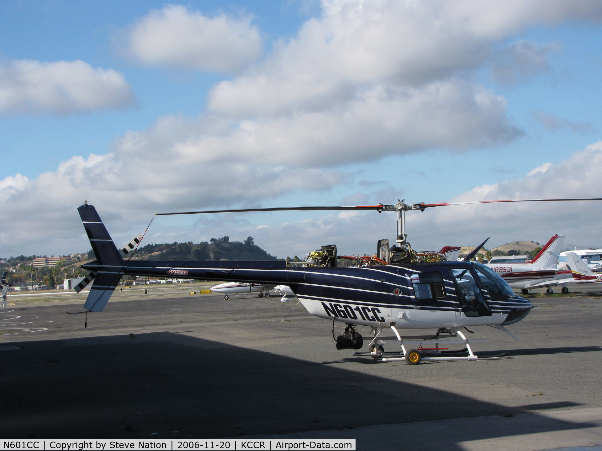 N601CC, Bell 206B JetRanger III C/N 4565, Contra Costa County SHERIFF 2002 Bell 206B @ Buchanan Field, Concord, CA home base