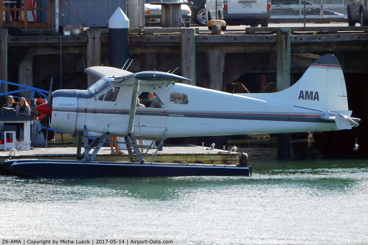 ZK-AMA, 1963 De Havilland Canada DHC-2 Beaver Mk.1 C/N 1477, In the Viaduct Harbour, Auckland