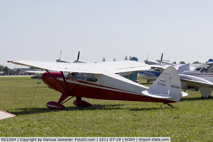 N5226H, 1949 Piper PA-16 Clipper C/N 16-28, Piper PA-16 Clipper CN 16-28, N5226H