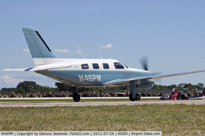 N46PM, 1989 Piper PA-46-350P Malibu Mirage C/N 4622081, Piper PA 46-350P Malibu CN 4622081, N46PM
