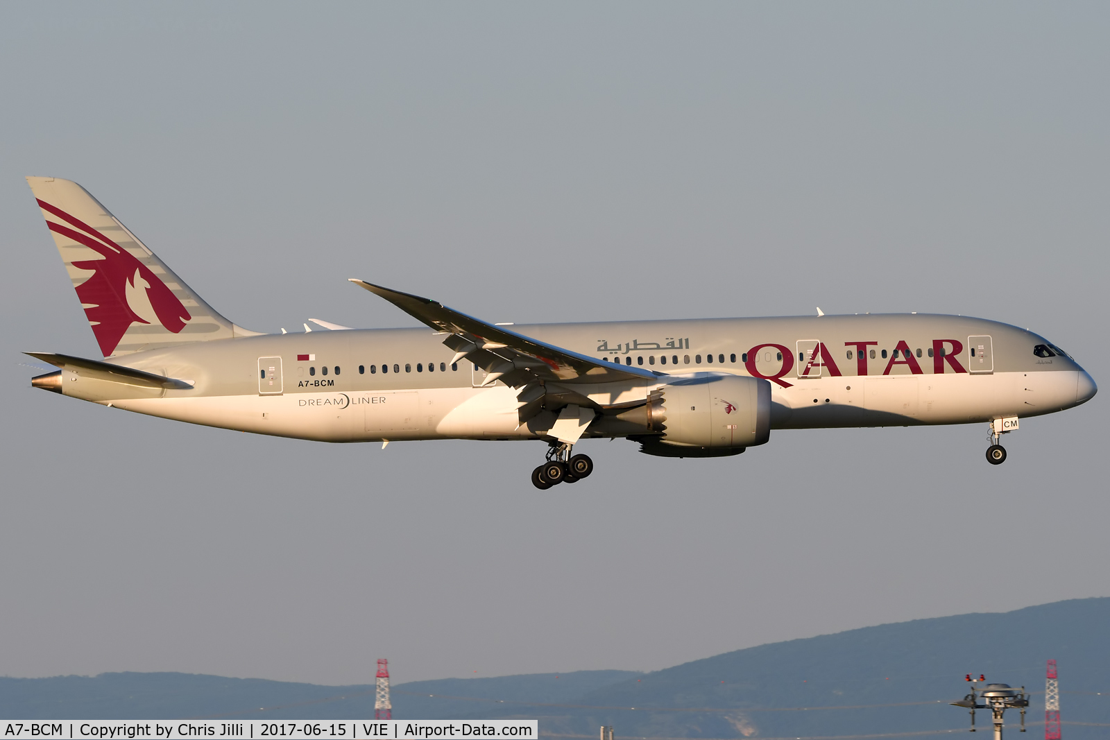 A7-BCM, 2014 Boeing 787-8 Dreamliner C/N 38331, Qatar Airways