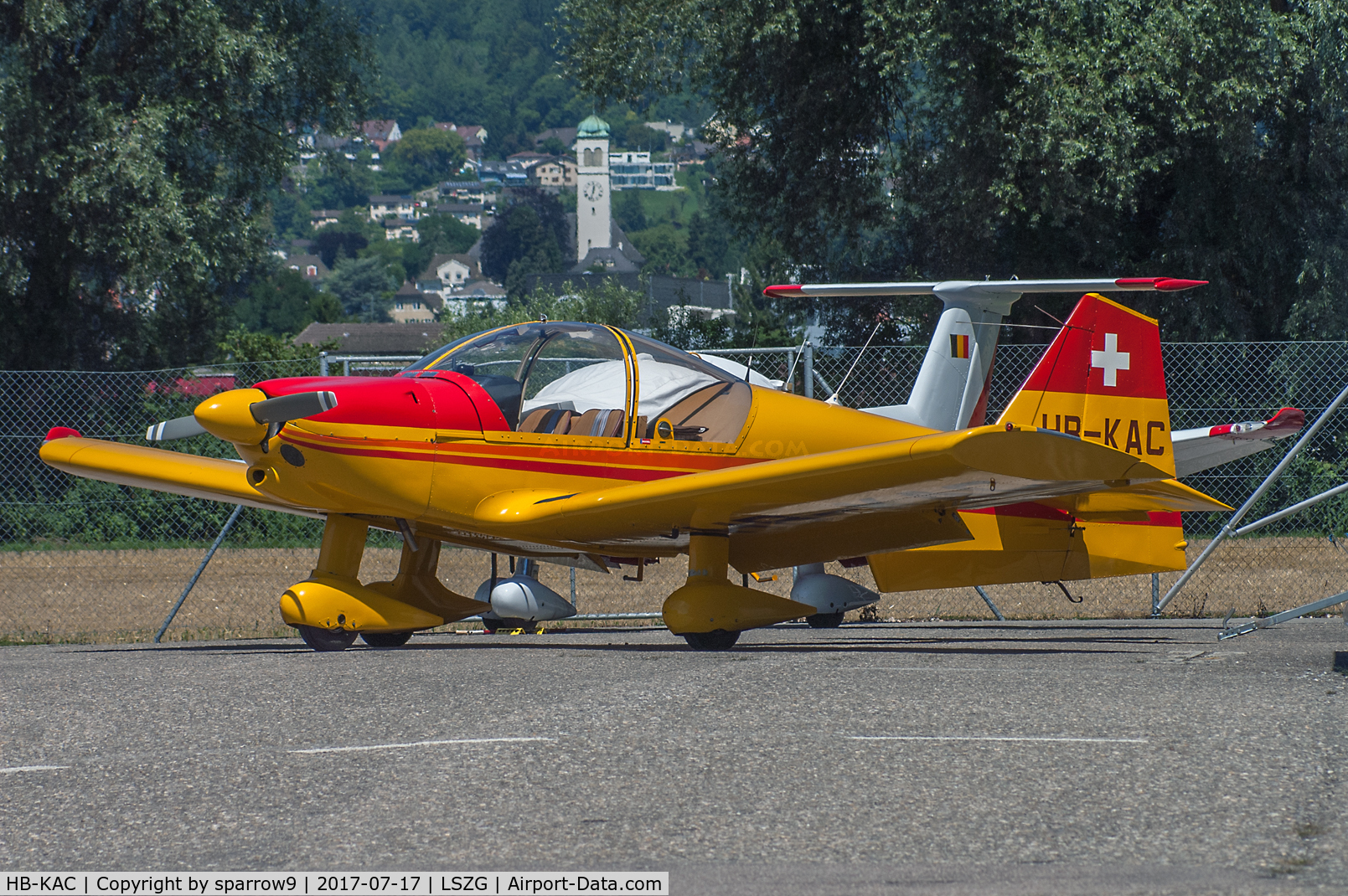 HB-KAC, 1978 Robin R-2160D Acrobin Alpha Sport C/N 134, at Grenchen airport
