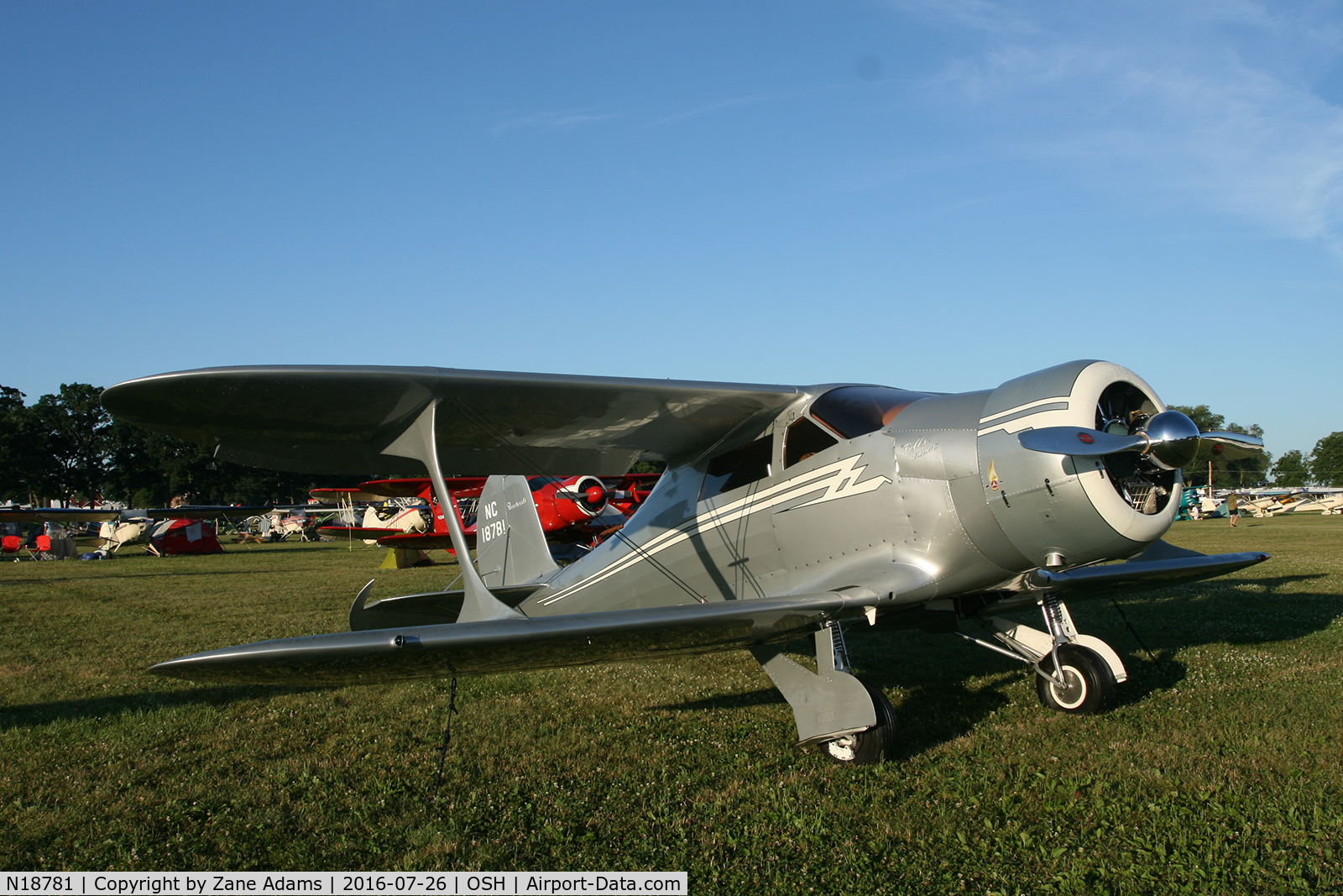 N18781, 1938 Beech F17D Staggerwing C/N 204, At the 2016 EAA AirVenture - Oshkosh, Wisconsin