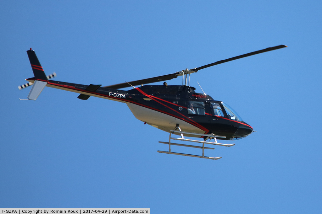 F-GZPA, Bell 206B-3 JetRanger III C/N 4177, In flight