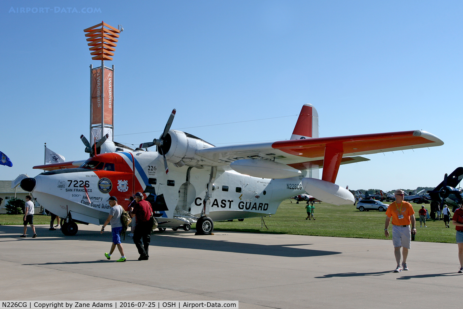 N226CG, 1953 Grumman HU-16B Albatross C/N G-307 (USAF 51-7226), At the 2016 EAA AirVenture - Oshkosh, Wisconsin