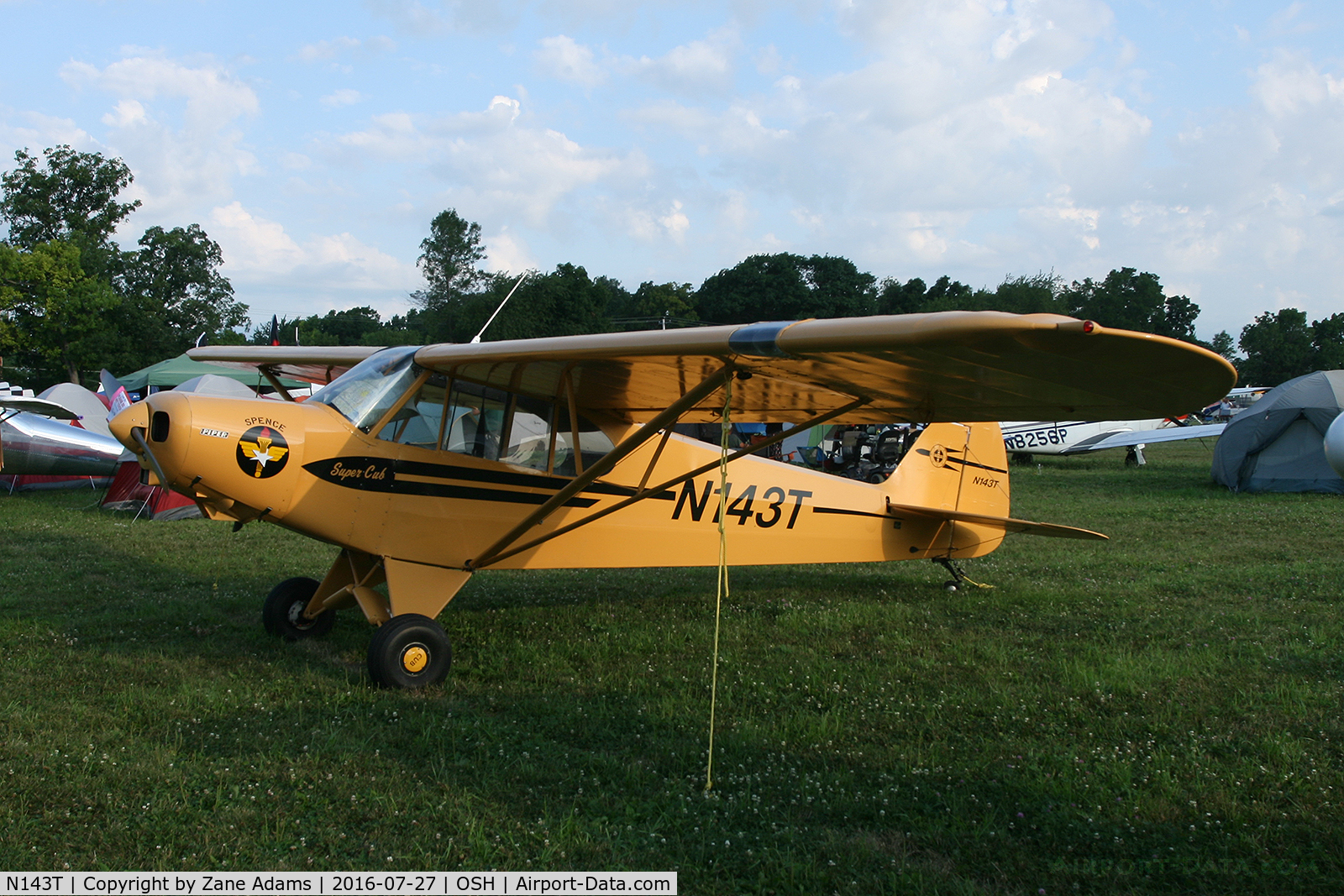 N143T, 1953 Piper PA-18-105 SPECIAL C/N 18-2257, At the 2016 EAA AirVenture - Oshkosh, Wisconsin