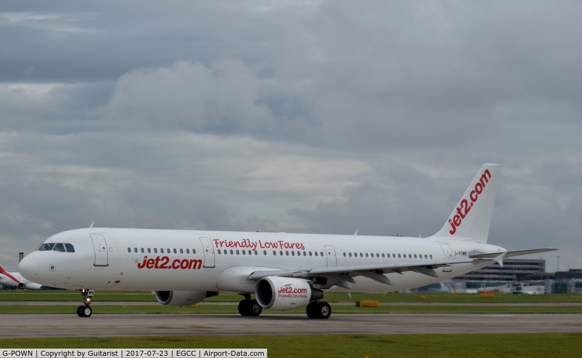 G-POWN, 2009 Airbus A321-211 C/N 3830, At Manchester
