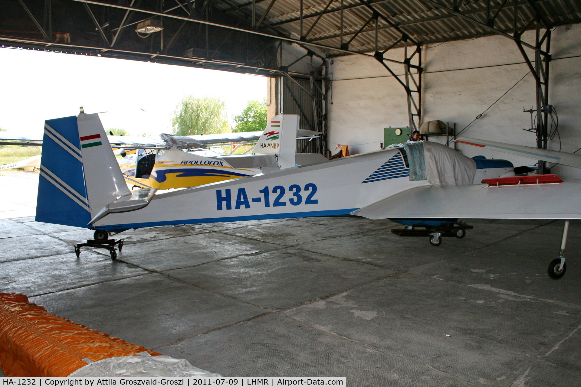HA-1232, Scheibe SF-25D Falke C/N 4639D, Maklár Airfield, Hungary