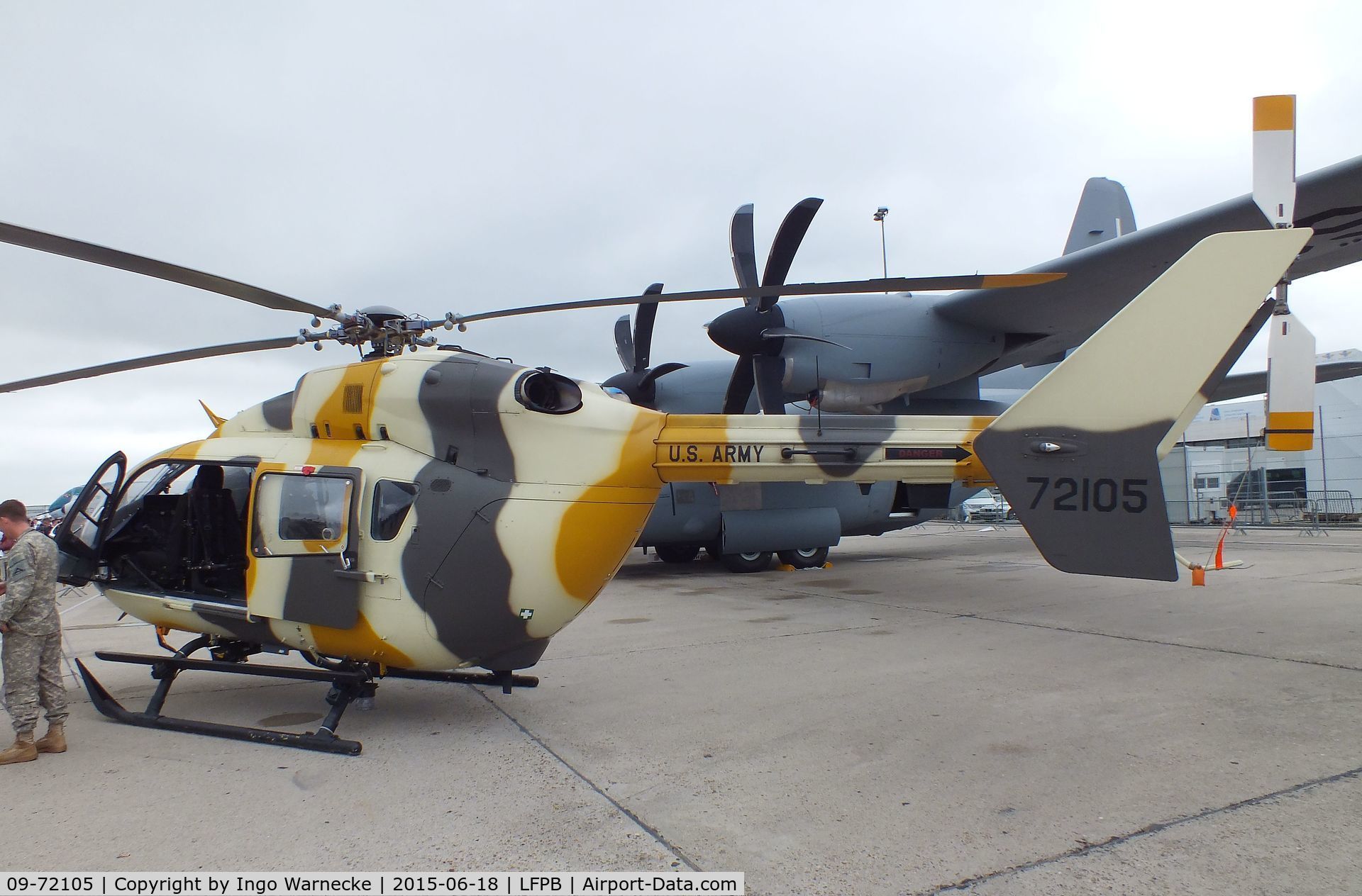 09-72105, 2009 Eurocopter UH-72A Lakota C/N 9320, Eurocopter UH-72A Lakota of the US Army at the Aerosalon 2015, Paris