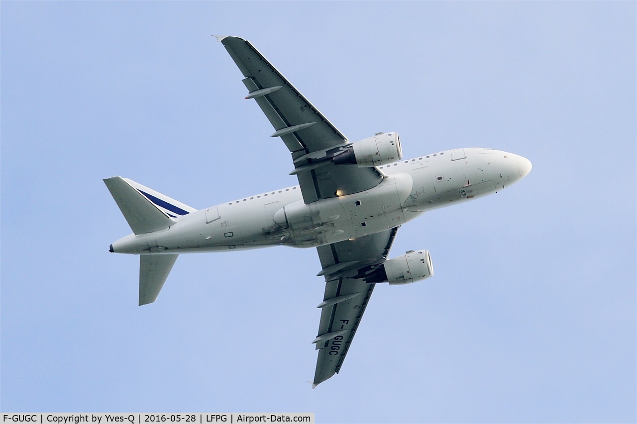 F-GUGC, 2002 Airbus A318-111 C/N 2071, Airbus A318-111, Take off rwy 06R, Roissy Charles De Gaulle airport (LFPG-CDG)