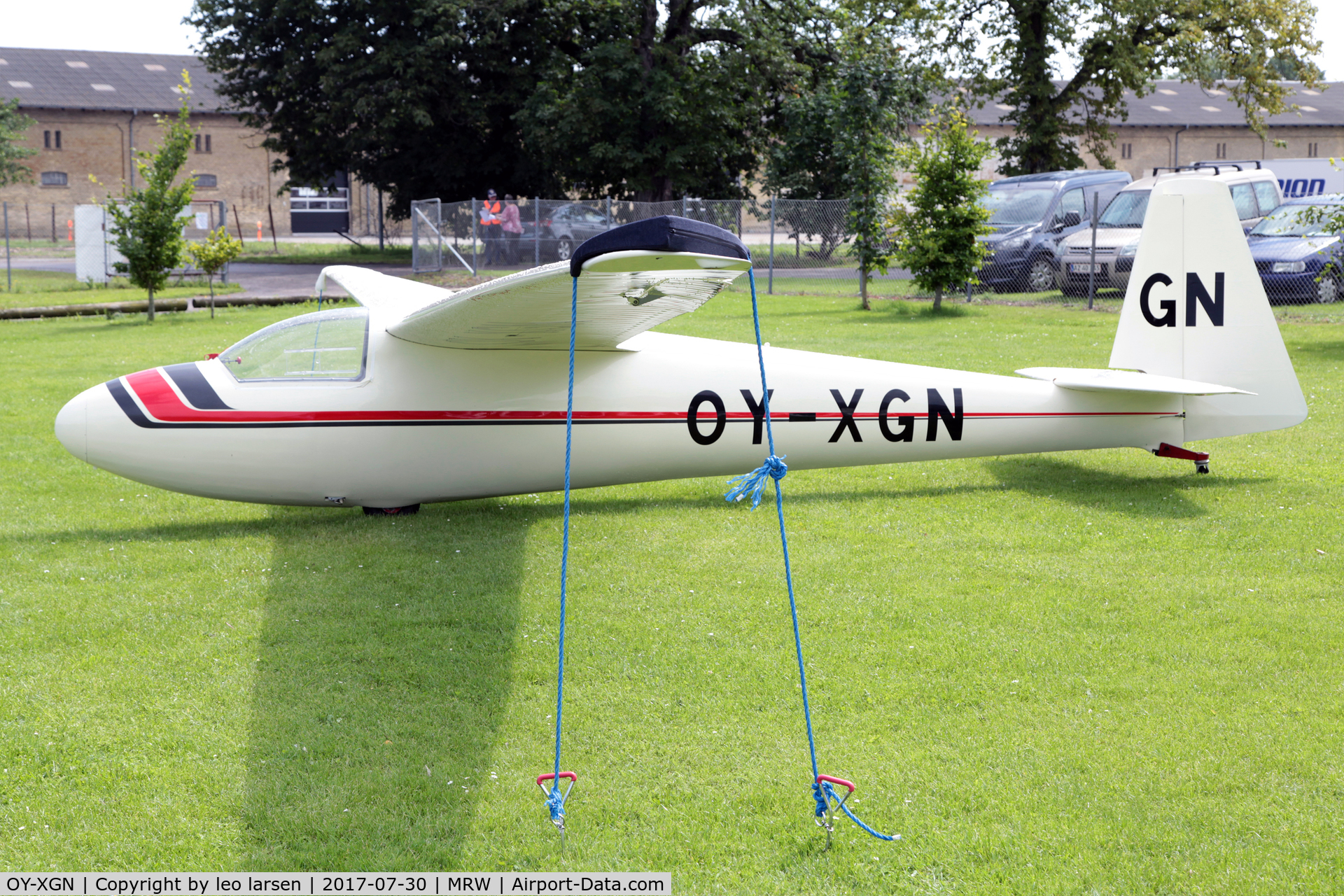 OY-XGN, 1961 Schleicher Ka-6CR Rhonsegler C/N 1111, Maribo 30.7.2017