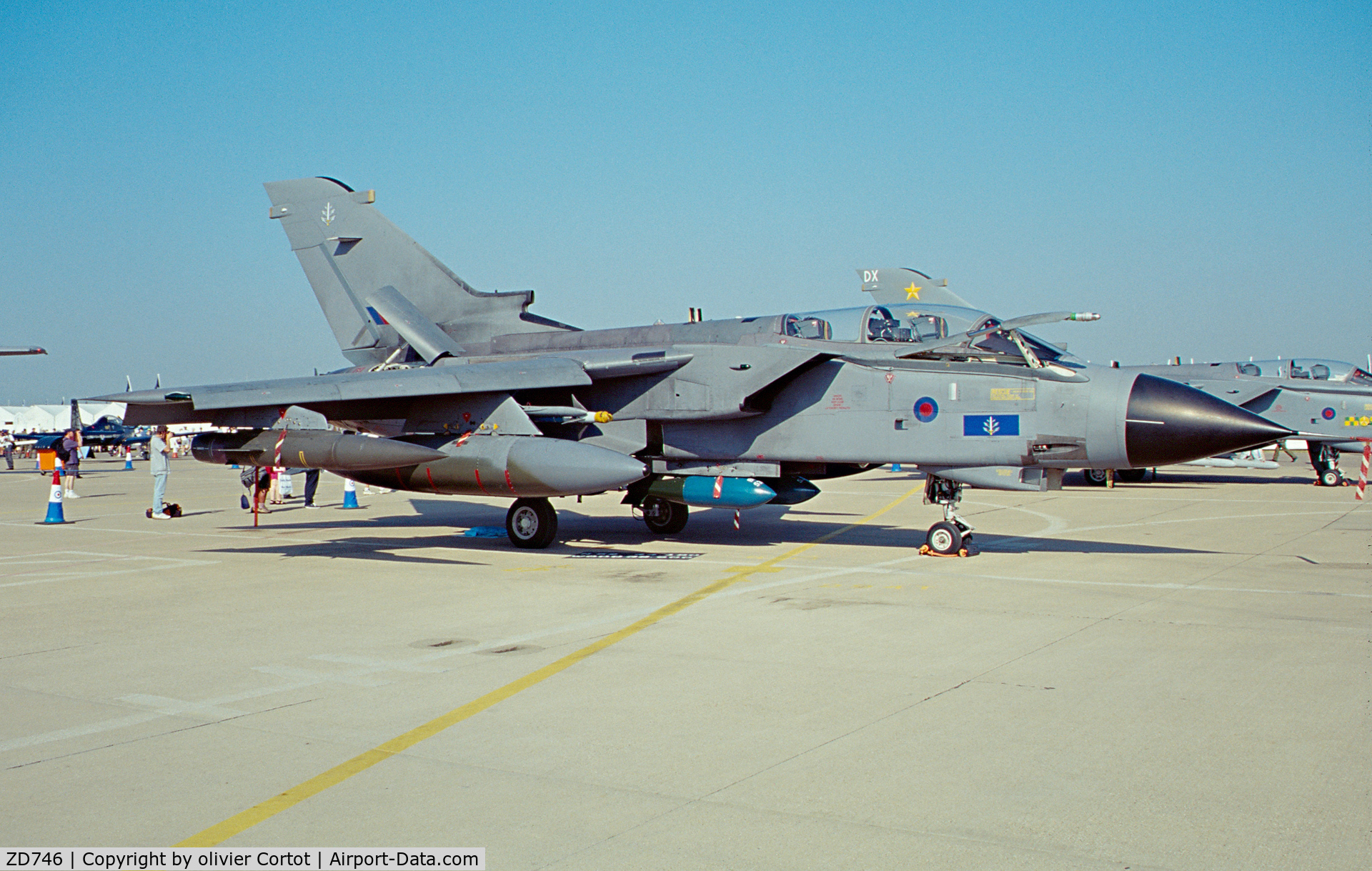 ZD746, 1984 Panavia Tornado GR.4 C/N 376/BS127/3173, RIAT 2001