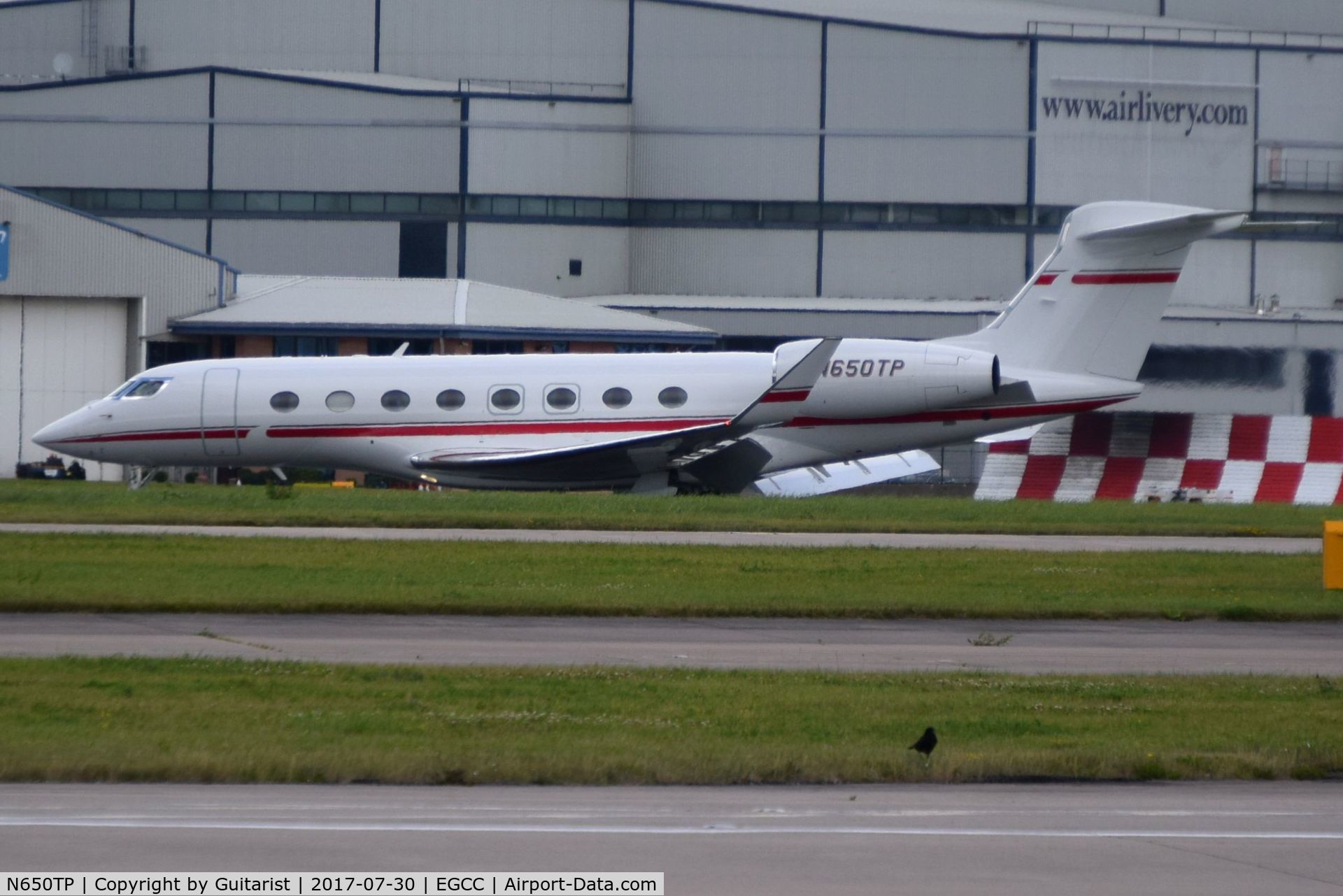 N650TP, 2013 Gulfstream Aerospace G650 (G-VI) C/N 6051, At Manchester