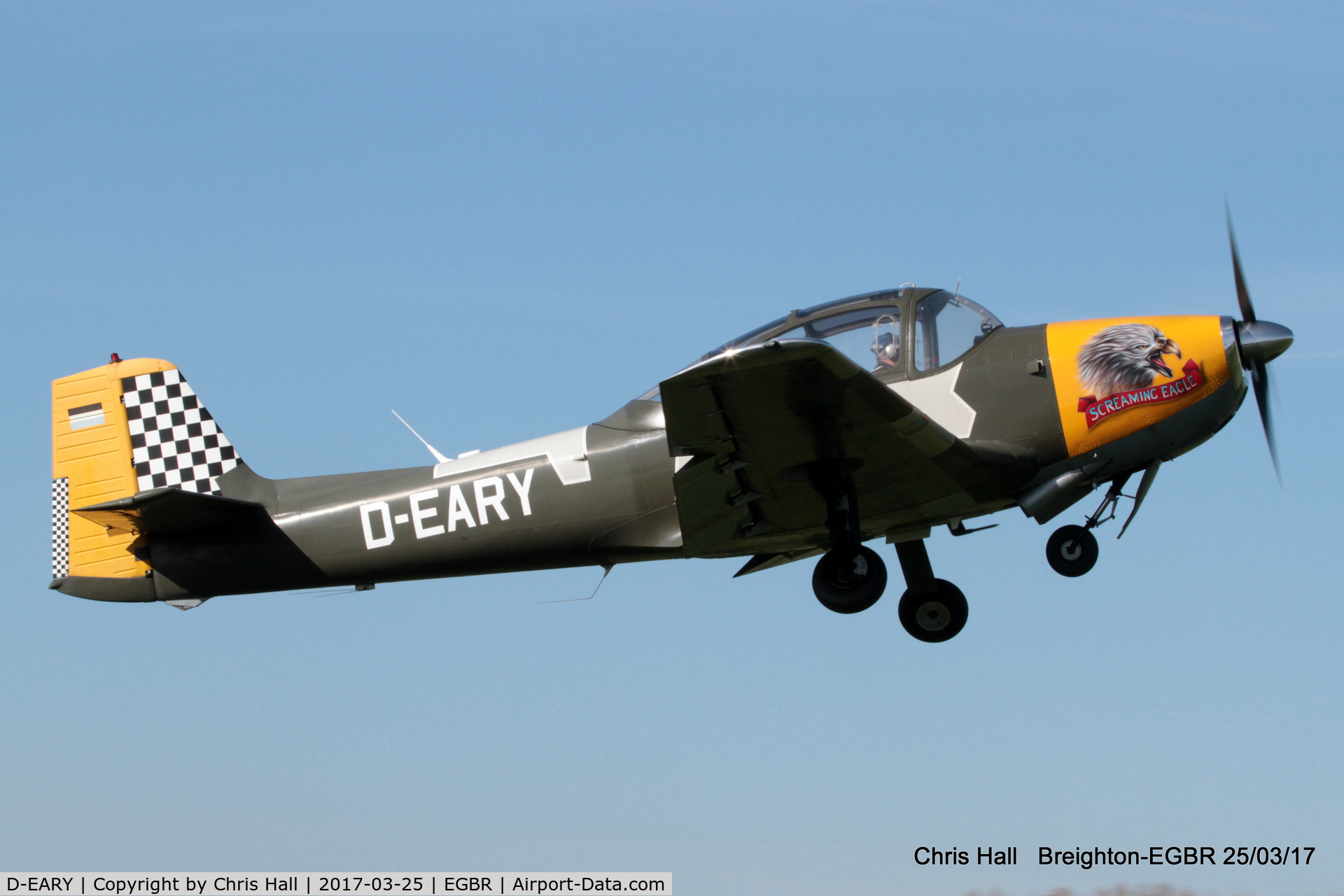 D-EARY, 1959 Piaggio P-149D C/N 057, at Breighton