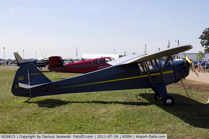 N29815, 1941 Taylorcraft BL-65 (L-2F) C/N 2664, Taylorcraft BL-65 (L-2F) CN 2664, N29815