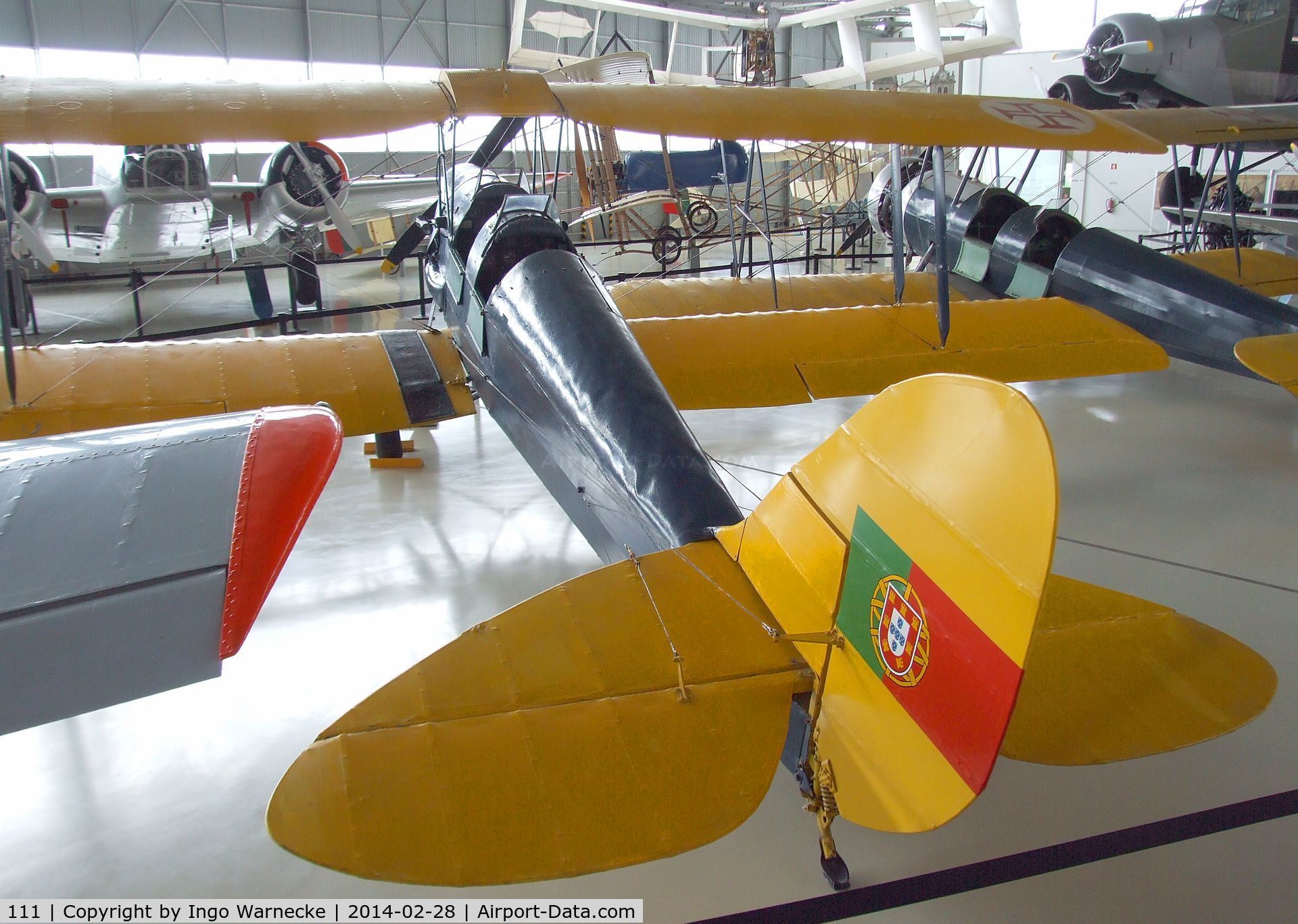 111, De Havilland DH-82A Tiger Moth II C/N Not found 111, De Havilland D.H.82A Tiger Moth at the Museu do Ar, Sintra