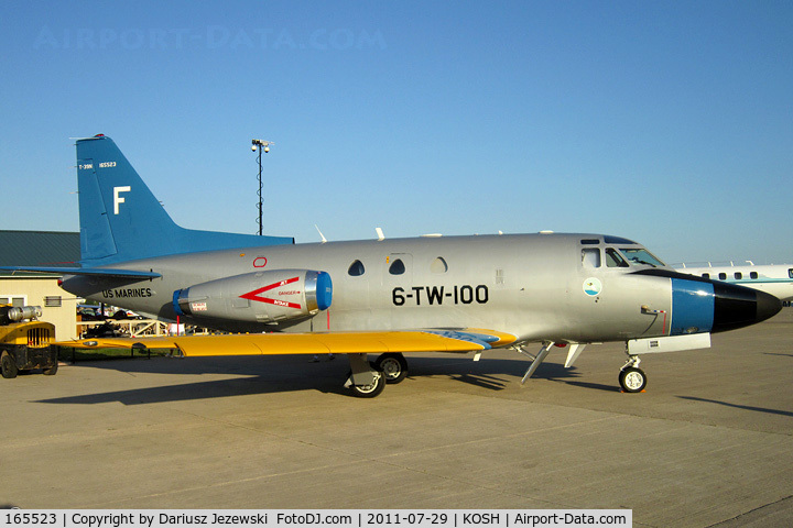 165523, 1964 Rockwell T-39N (NA-265-40) Sabreliner C/N 282-020, T-39N Sabreliner 165523 F CoNA from VT-86 Sabre Hawks TAW-6 NAS Pensacola, FL