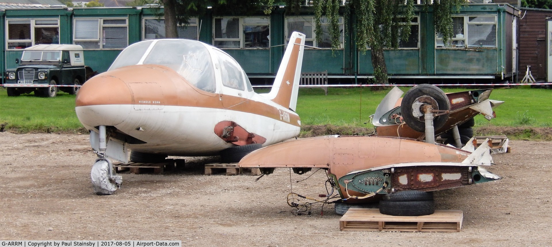 G-ARRM, 1961 Beagle B-206X C/N B001, Moved to Brooklands Museum 4th August 2017