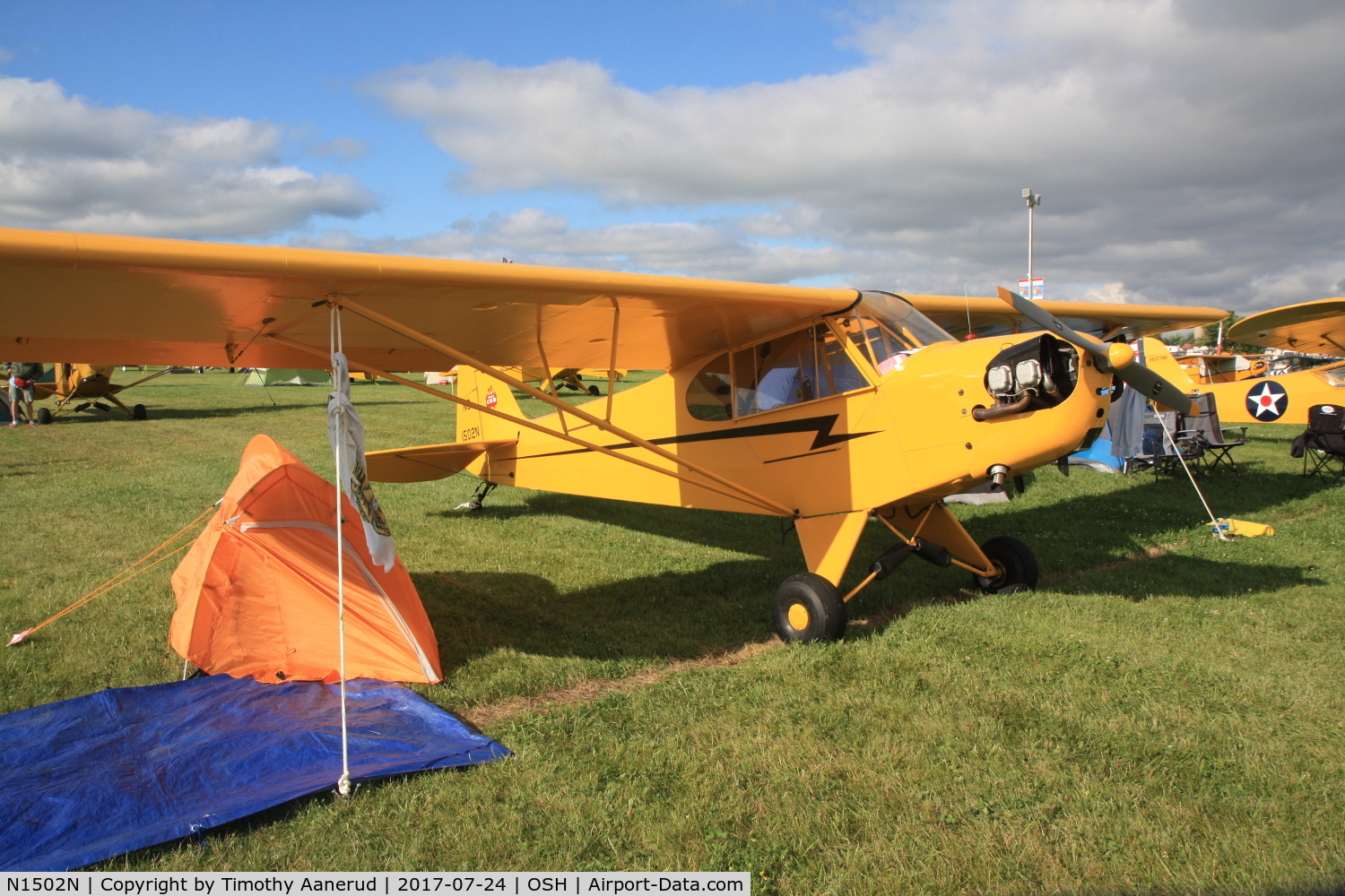 N1502N, 1947 Piper J3C-65 Cub Cub C/N 23032, 1947 Piper J3C-65, c/n: 23032