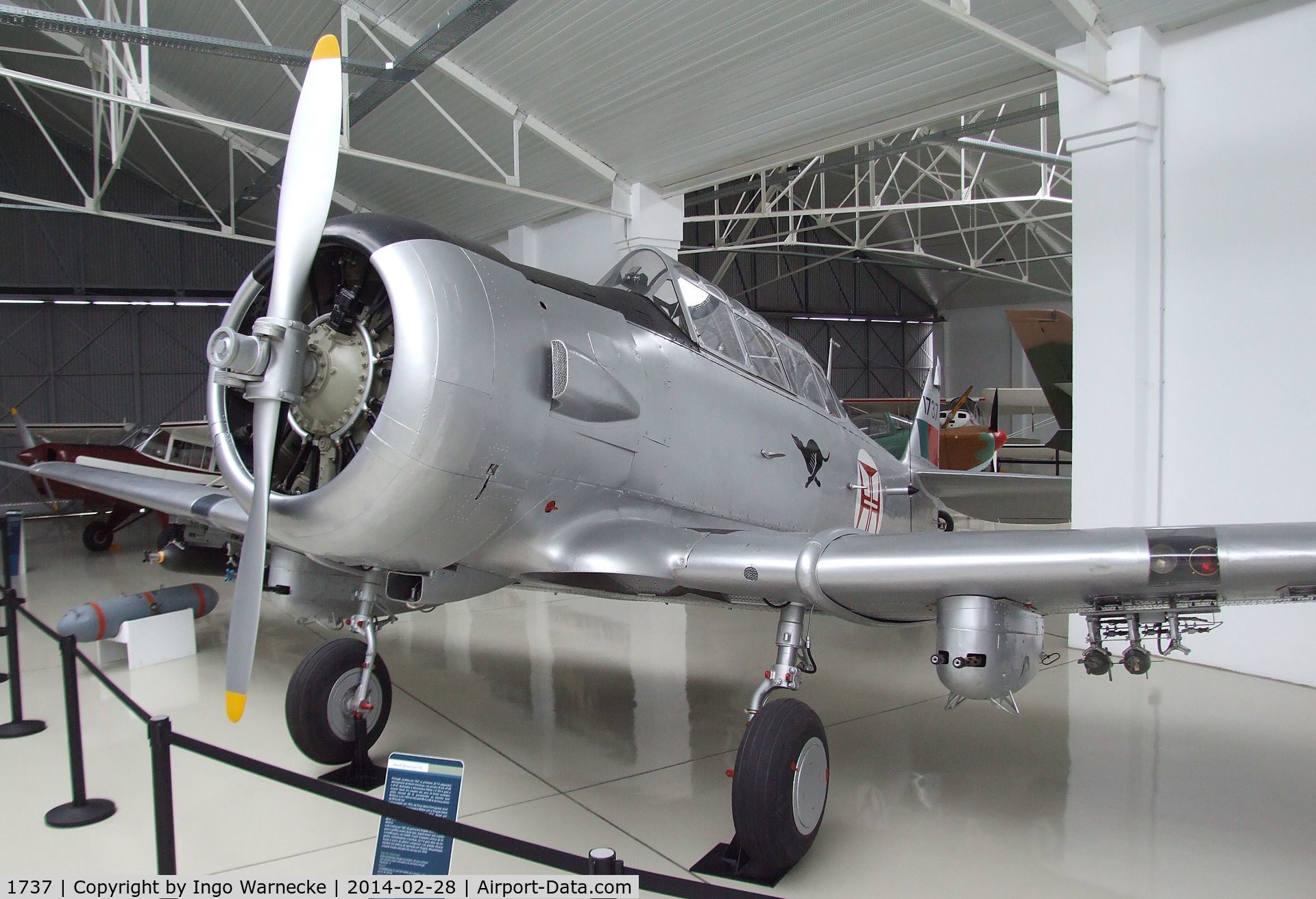 1737, 1952 Canadian Car & Foundry T-6 Harvard Mk.4 C/N CCF4-521, Canadian Car & Foundry CCF (North American T-6) Harvard Mk4 at the Museu do Ar, Sintra