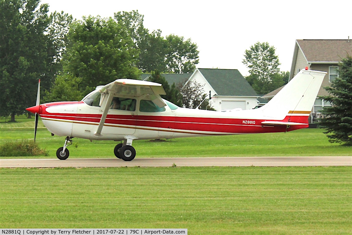 N2881Q, 1971 Cessna 172L C/N 17259881, At Brennand Airport , Wisconsin