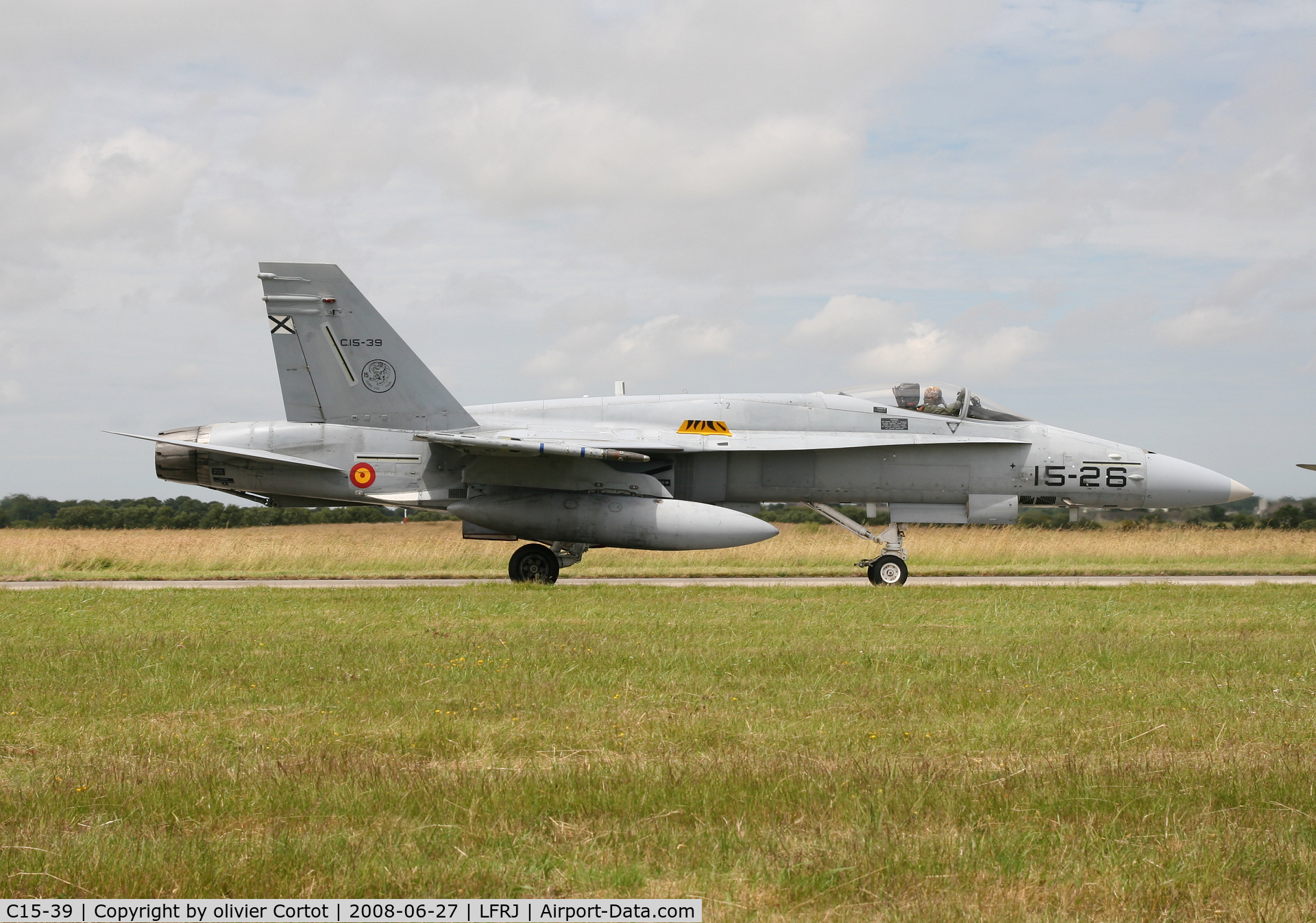 C15-39, McDonnell Douglas EF-18A Hornet C/N 0670/A544, Tiger meet 2008