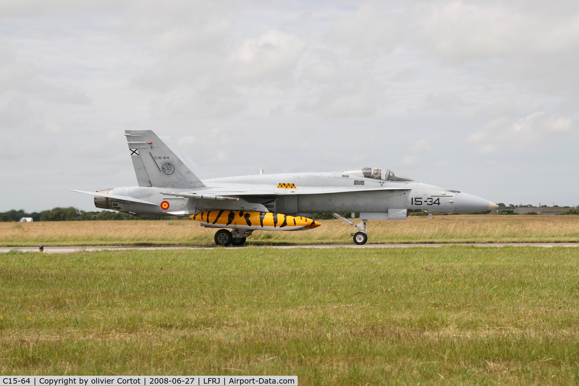 C15-64, McDonnell Douglas EF-18A Hornet C/N 0865/A587, Tiger meet 2008