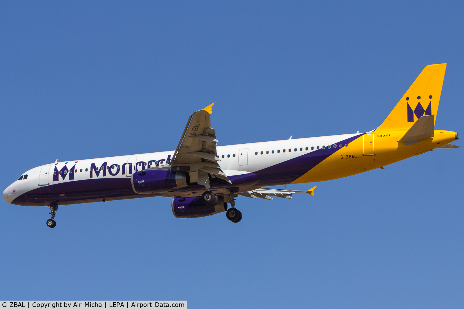 G-ZBAL, 2008 Airbus A321-231 C/N 3522, Monarch Airlines