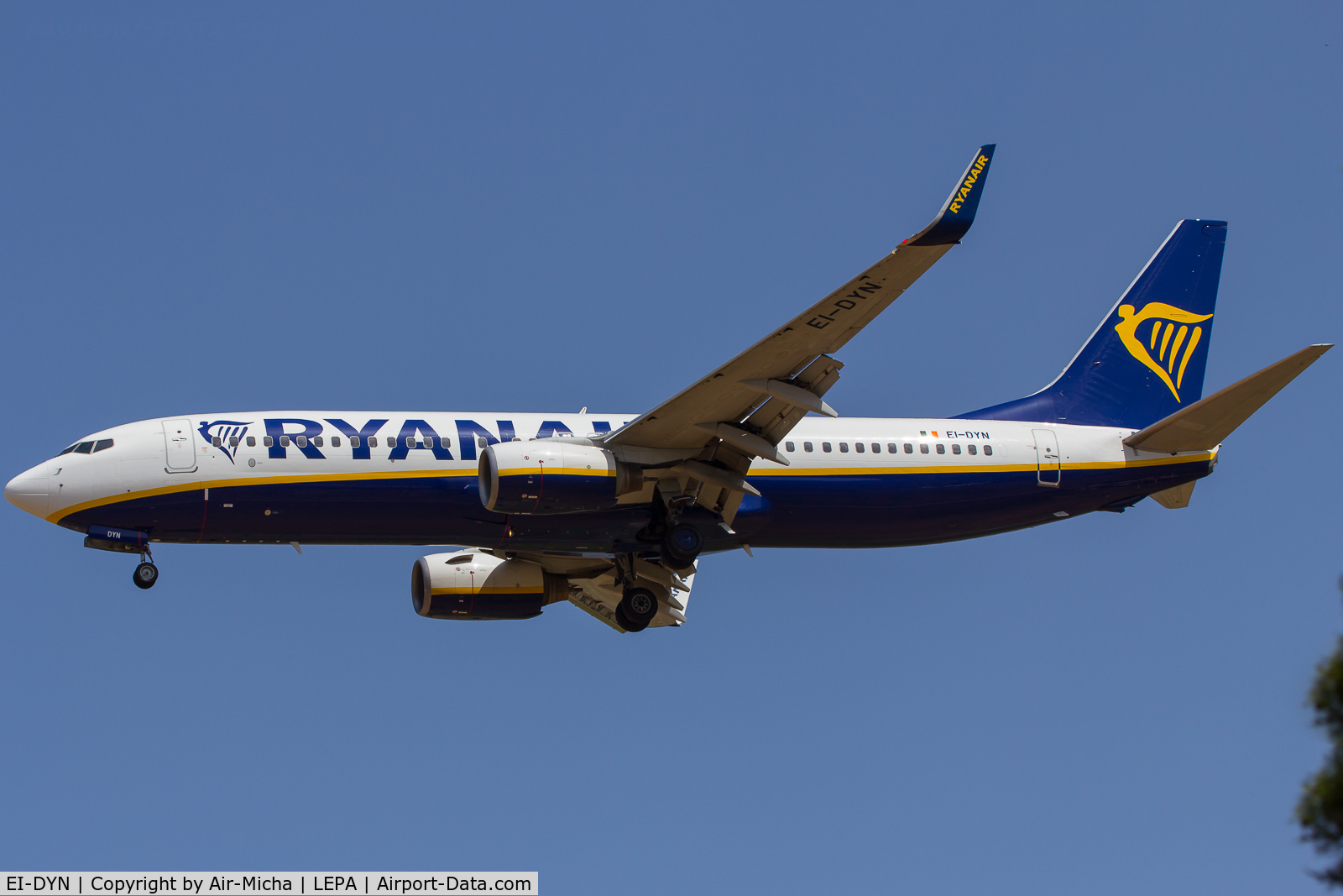 EI-DYN, 2008 Boeing 737-8AS C/N 36576, Ryanair