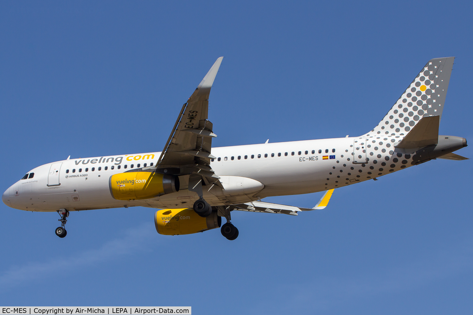 EC-MES, 2015 Airbus A320-232 C/N 6518, Vueling Airlines