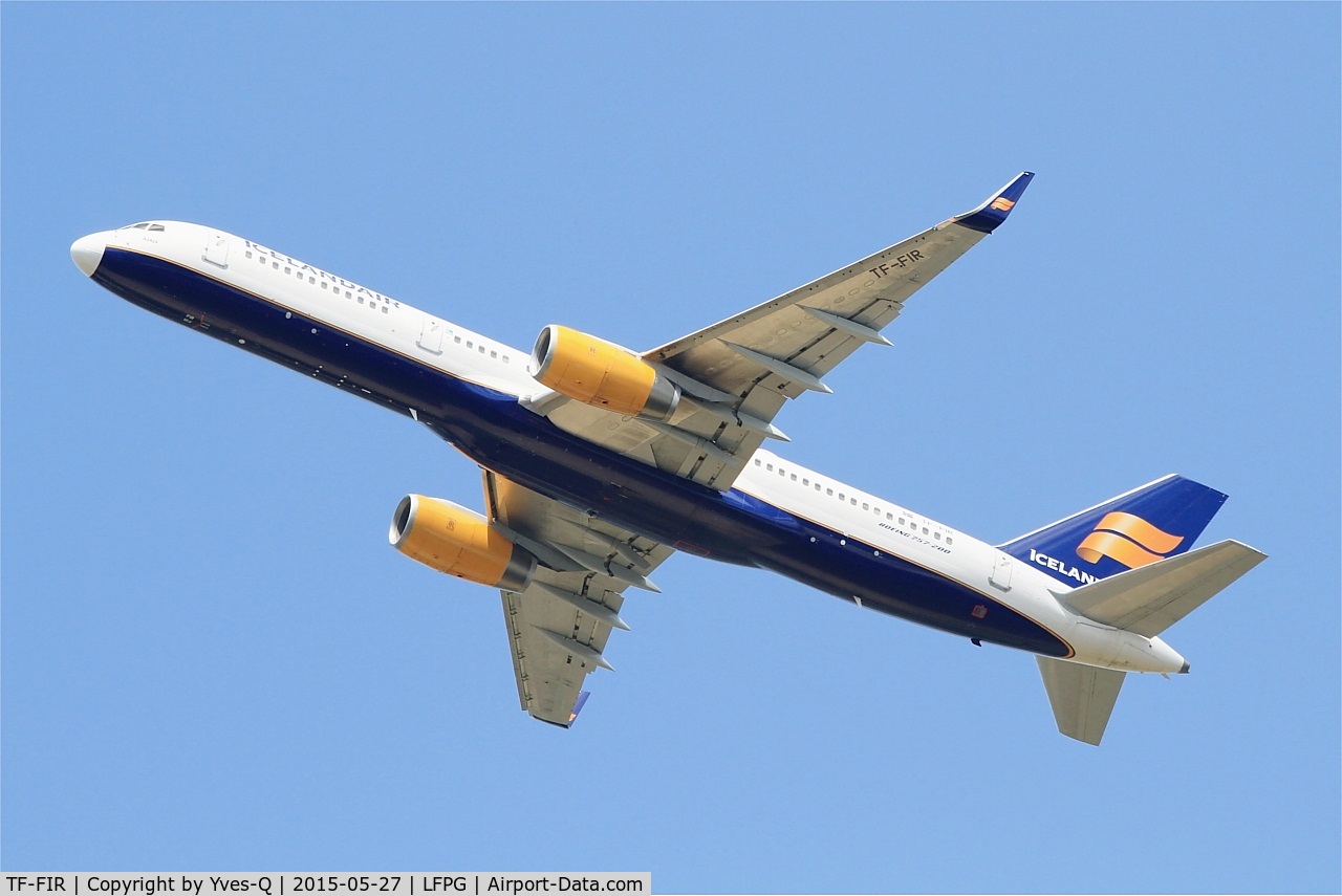 TF-FIR, 1994 Boeing 757-256 C/N 26242, Boeing 757-256, Take off rwy 27L, Roissy Charles De Gaulle airport (LFPG-CDG)