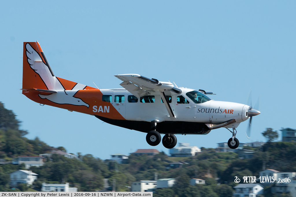 ZK-SAN, 2002 Cessna 208 Caravan I C/N 20800360, Sounds Air Travel & Tourism Ltd., Picton