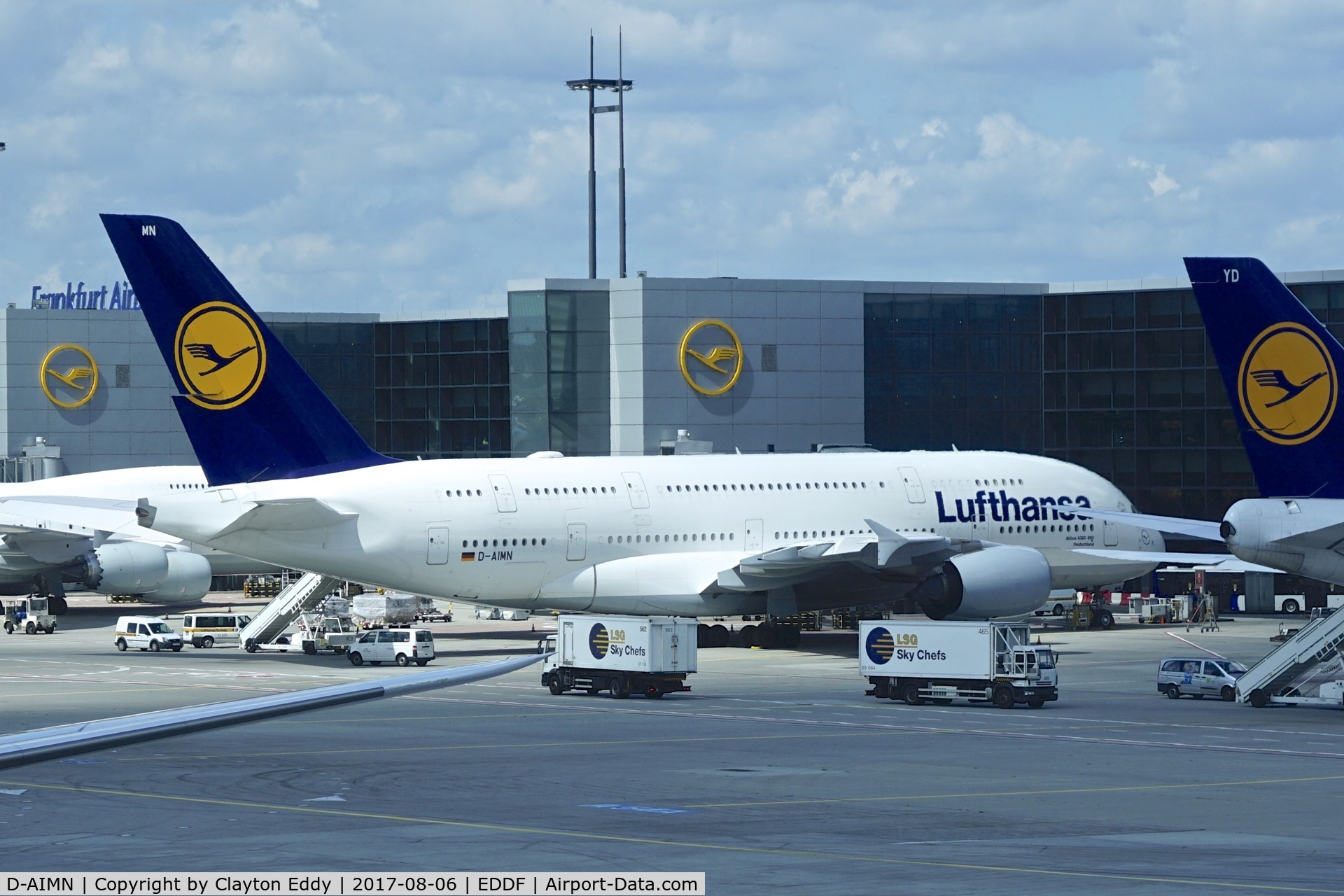 D-AIMN, 2014 Airbus A380-841 C/N 177, Frankfurt Airport. 2017.