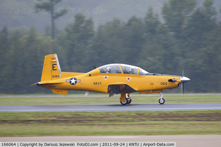 166064, Raytheon T-6B Texan II C/N PN-55, T-6B Texan II 166064 E-064 CoNA from TAW-5 NAS Whiting Field, FL