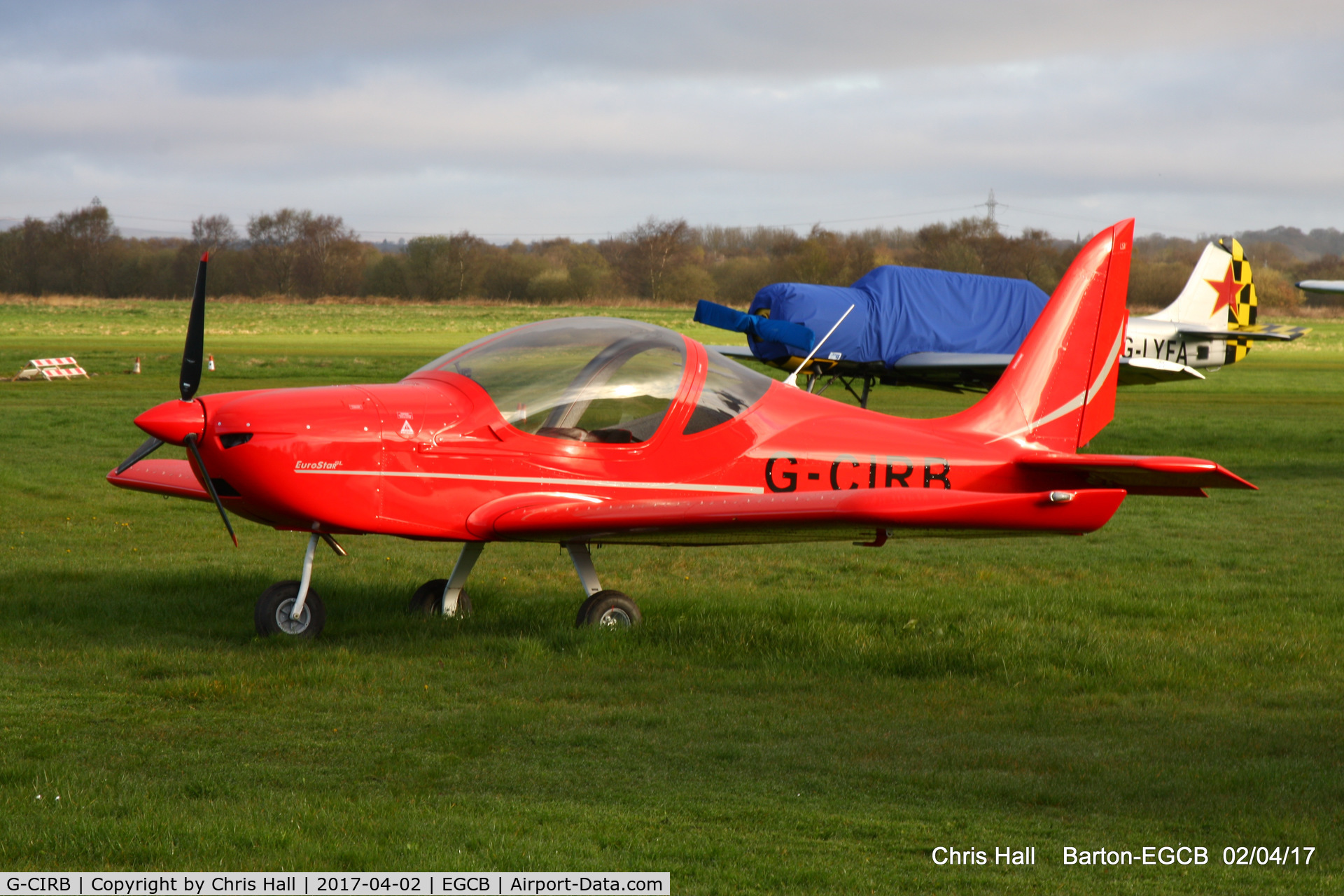 G-CIRB, 2015 Evektor EV-97 Eurostar SL C/N 2015-4219, at Barton