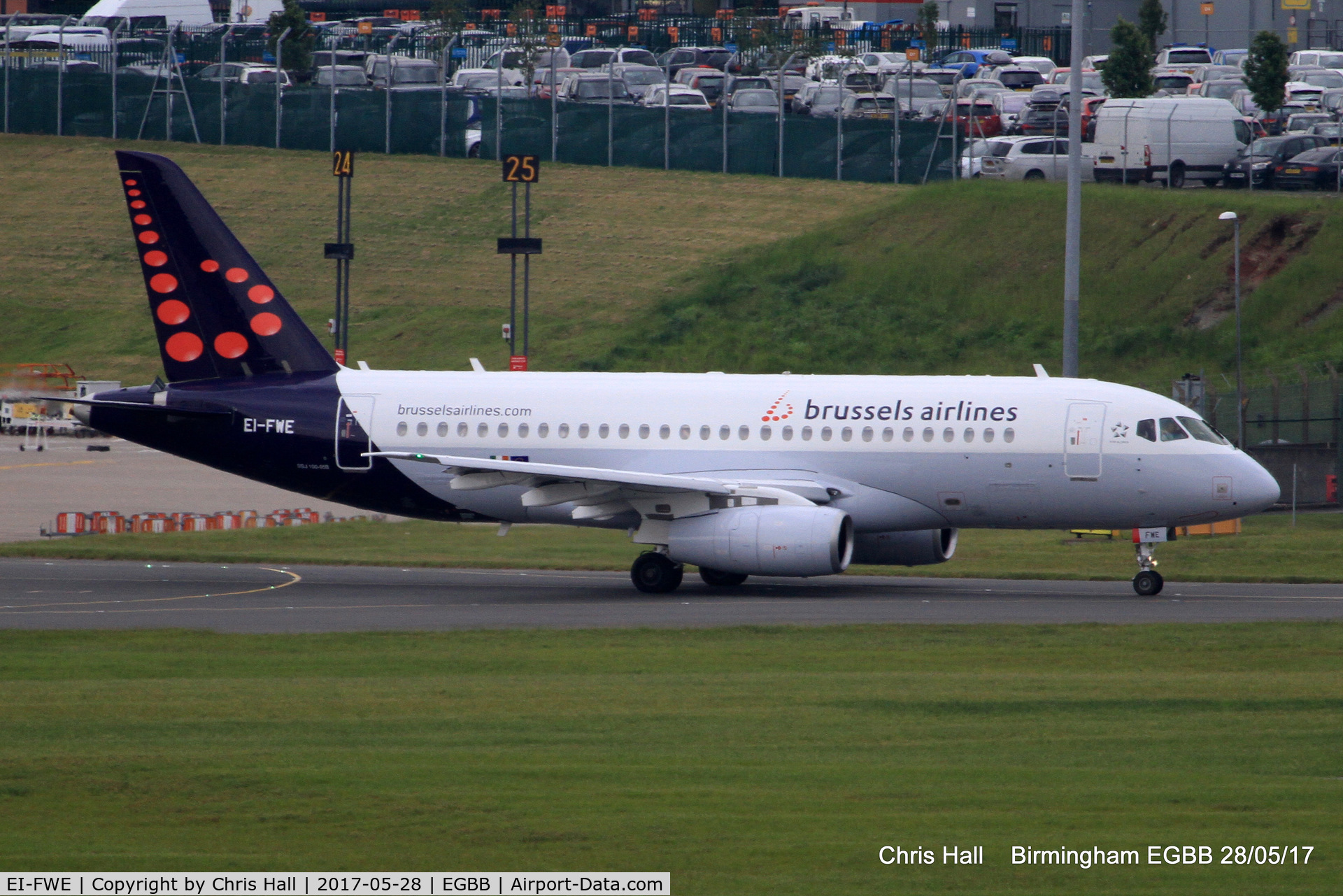 EI-FWE, 2016 Sukhoi SuperJet 100-95B C/N 95117, CityJet operating for Brussels Airlines