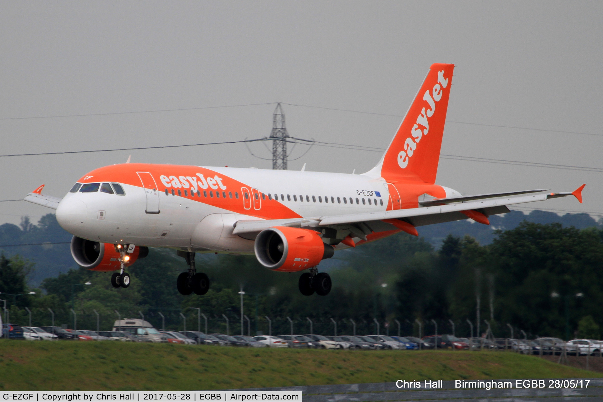 G-EZGF, 2011 Airbus A319-111 C/N 4635, easyJet