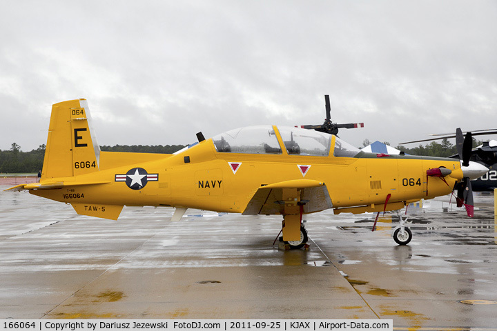 166064, Raytheon T-6B Texan II C/N PN-55, T-6B Texan II 166064 E-064 CoNA from TAW-5 NAS Whiting Field, FL