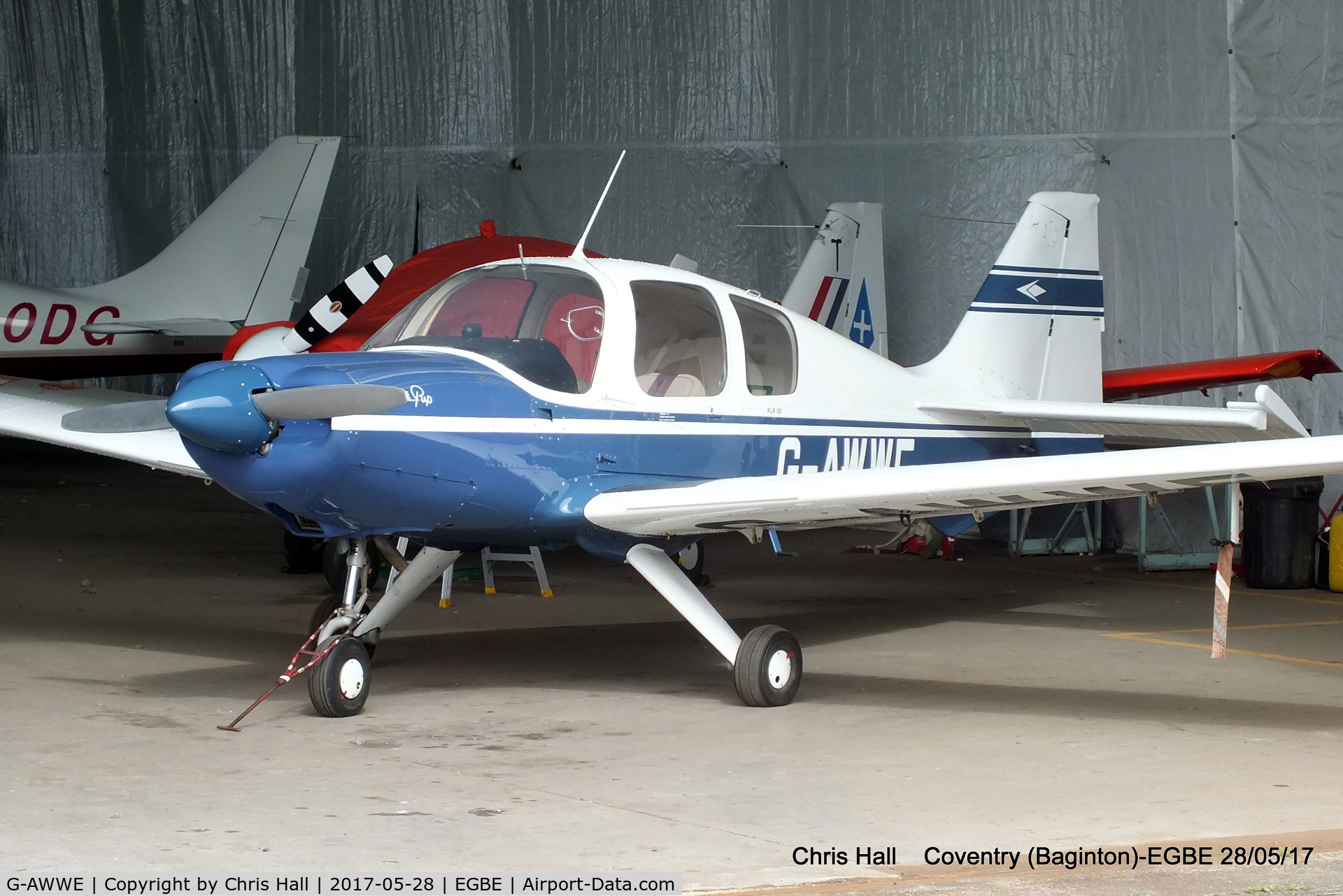 G-AWWE, 1969 Beagle B-121 Pup Series 2 (Pup 150) C/N B121-032, at Coventry