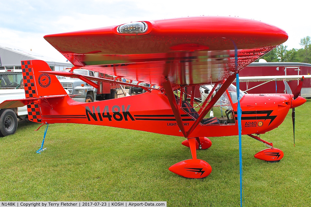 N148K, 2017 Aeropro CZ A240 C/N 51117, Displayed at 2017 EAA Airventure at Oshkosh